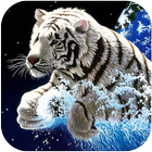 3D Tiger icône