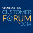 GXS|OpenText Customer Forum aplikacja