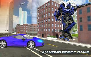 Coche del músculo del robot-transformación real Poster