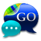 GO SMS Royal Blue Cobalt Theme icône