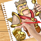 How to Draw: Clash of Clans icône