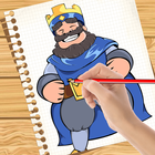 Cómo dibujar: Clash Royale icono