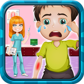 Injection de sang:ER Emergency Doctor ER injection icon