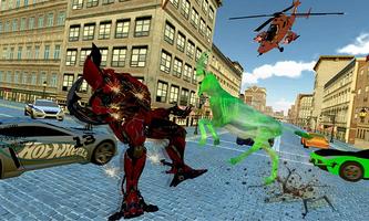 Robot Deer Hunter Game - Transforming Deer Robot Poster