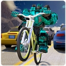 Robot Bicycle Traffic Rider APK