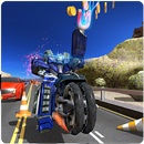 Tron Bike Robot Traffic Rider APK