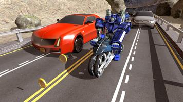 Tron Bike Robot Traffic Rider ảnh chụp màn hình 3