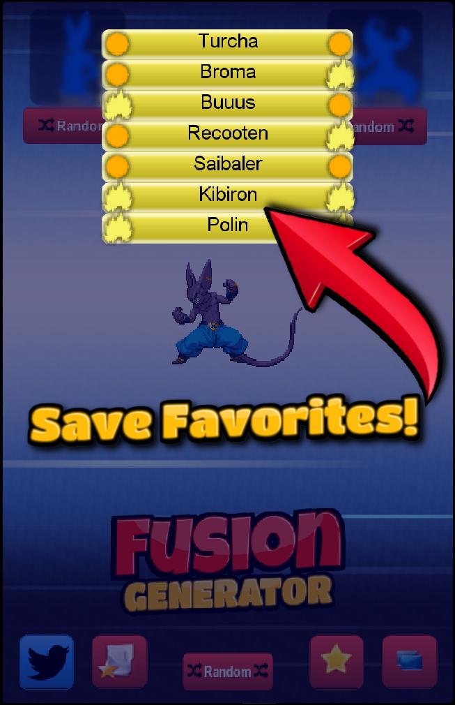 Fusion Generator - Dragon Hero Maker captura de pantalla 2.