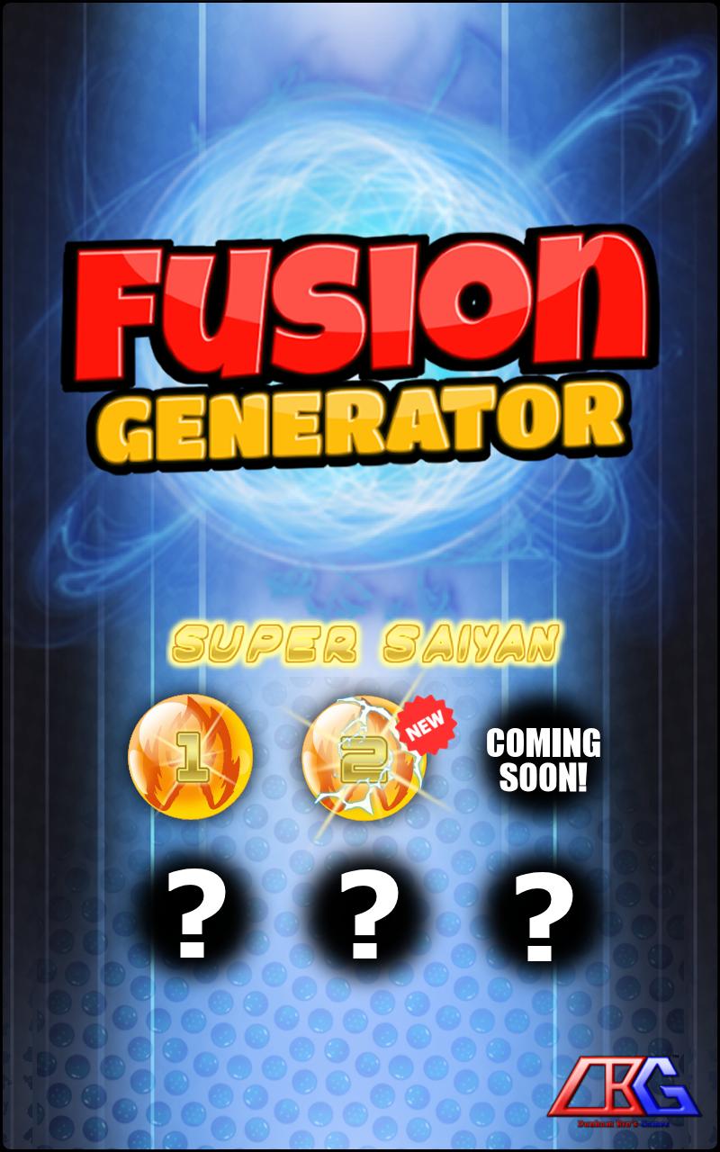Fusion Generator for Dragon Ball für Android - APK herunterladen