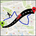 Tracker Lokasi Laluan Laluan-GPS ikon