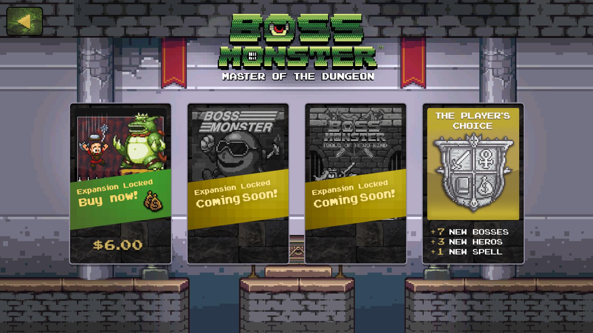 Unemployed monster player. Boss Monster. Босс монстр дополнение. Boss Monster Steam. Босс монстр 2.