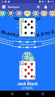 Blackjack Player الملصق