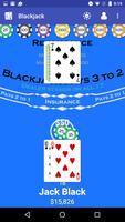 Blackjack Player Affiche