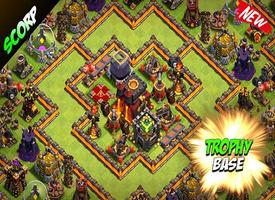 New COC Town Hall 10 Base 海報