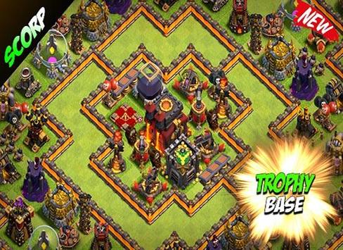 New COC Town Hall 10 Base poster