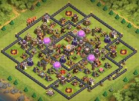 New COC Town Hall 10 Base capture d'écran 1