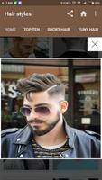 New Hairstyles for Men 2018 Cartaz