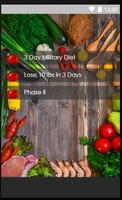 Military Diet App capture d'écran 1