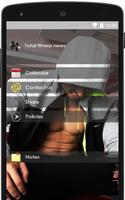 Fitness app and bodybuilding poster