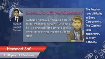 Youngest Professor Hammad Safi poster