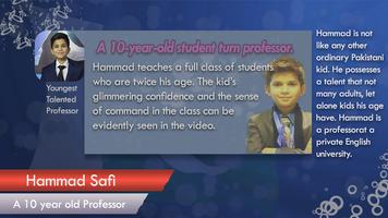 Youngest Professor Hammad Safi capture d'écran 1