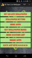 3D Tree Live Wallpaper plakat