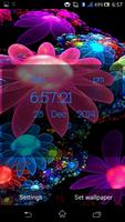 4D Flower Live Wallpaper captura de pantalla 2