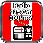 Radio 99,5 CAT COUNTRY Online Free Canada ikon