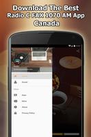 Radio C FAX 1070 AM Online Free Canada اسکرین شاٹ 1