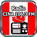 Radio CINA 106,3 FM Online Free Canada aplikacja