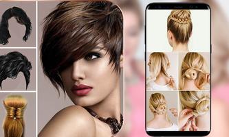 پوستر Best hair style for girls: styles app 2018