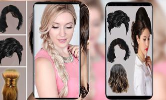 برنامه‌نما Best hair style for girls: styles app 2018 عکس از صفحه