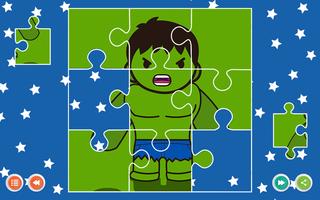 Superheroes Wonder Jigsaw Puzzle game for Kids captura de pantalla 3