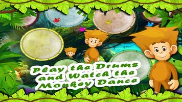 Monkey Drums for Kid-Music Fun Ekran Görüntüsü 2