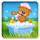 Aaron's kids bathing pet games 图标