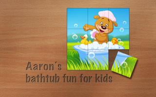 Aaron's kids bathing pet games-poster