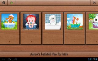 Aaron's kids bathing pet games スクリーンショット 1