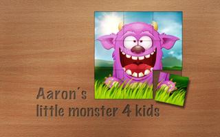 Aaron's little monster 4 kids الملصق