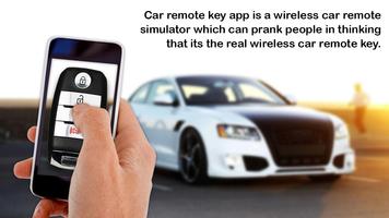 Poster Car Remote Control Key Prank