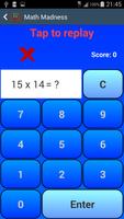Math Madness Calculator Game Affiche