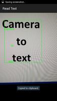 1 Schermata OCR Camera to text clipboard