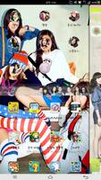 Apink PinGreen kakaotalk Theme تصوير الشاشة 3