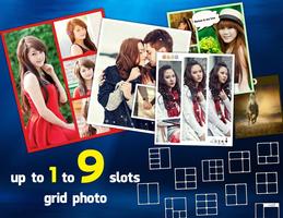 Photo Grid Collage Plakat