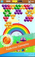 🎠 Bubble Rainbow Shooter PUZZLE FREE Match 3 🎠 ภาพหน้าจอ 1