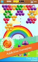 🎠 Bubble Rainbow Shooter PUZZLE FREE Match 3 🎠 Ekran Görüntüsü 1
