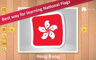 🌍 Jigsaw Puzzle : for learning National Flags F-I screenshot 2