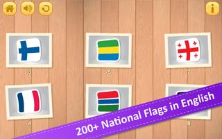 🌍 Jigsaw Puzzle : for learning National Flags F-I screenshot 3