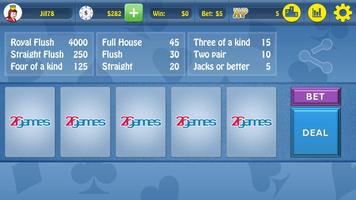 Classic Jacks Poker capture d'écran 2