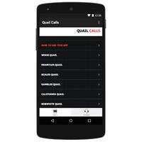 Quail Hunting Calls captura de pantalla 1