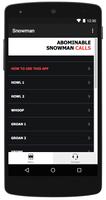Abominable Snowman Calls capture d'écran 1